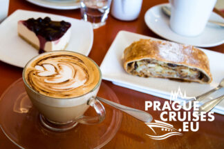 Panoramic cruise through Prague with coffee & dessert – Coffee and dessert