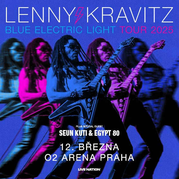 Lenny Kravitz, Prag 2025 - Blue Electric Light Tour 2025